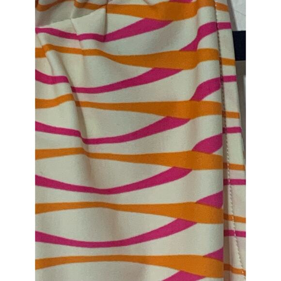 Jude Connally Lisa Dress XS Pink Cream‎ Orange Pink Print - Picture 5 of 6